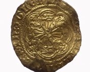 Gold hammered coin from Edward iV