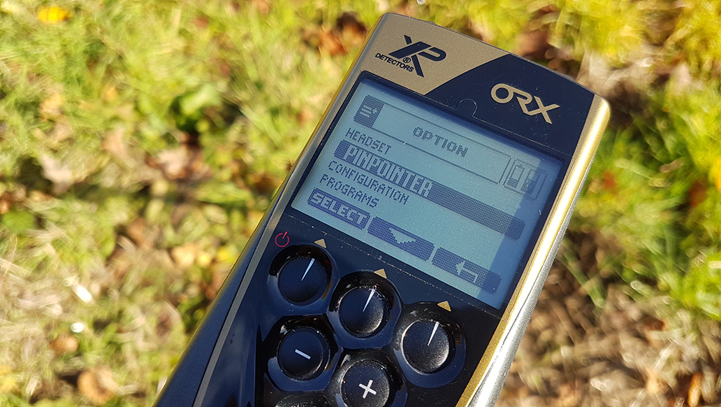 XP ORX pinpointer choices