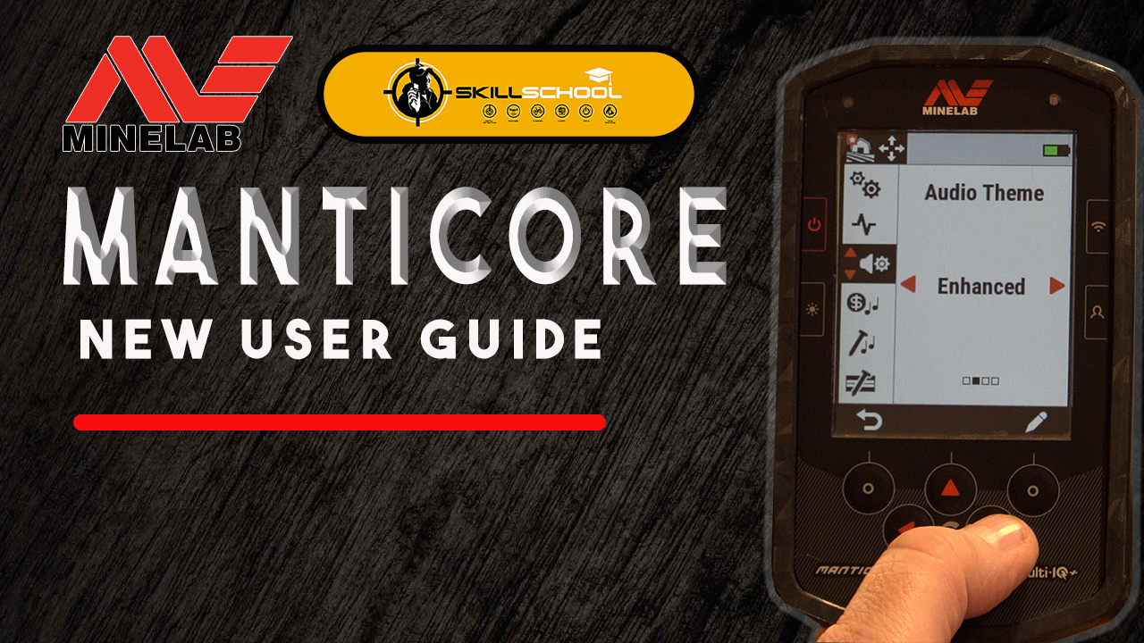 Minelab Manticore skill school 5 part new user guide