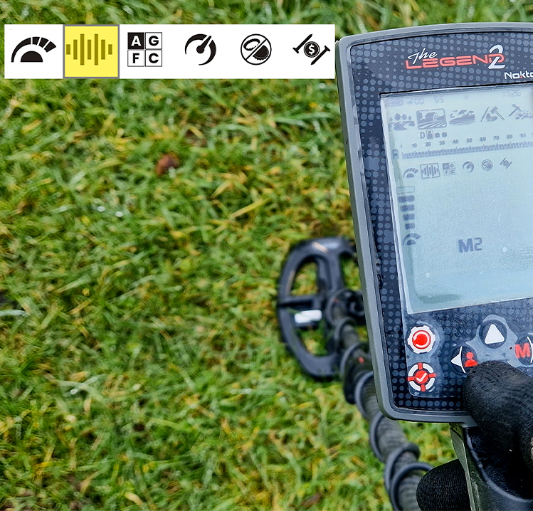 Nokta Legend 2 Frequency setting