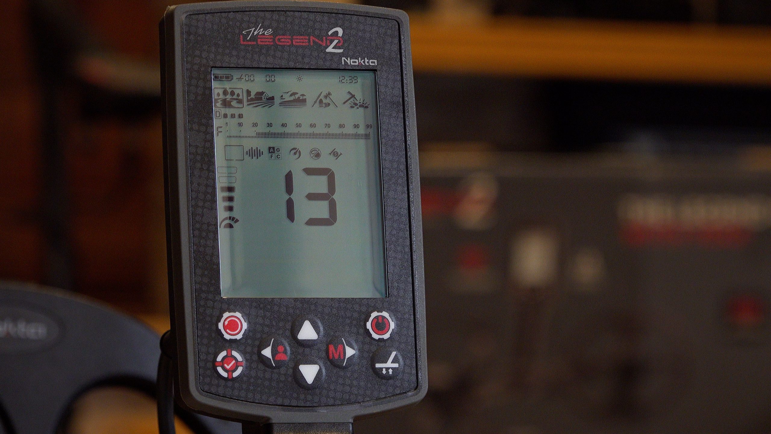 Nokta Legend 2 quick menu