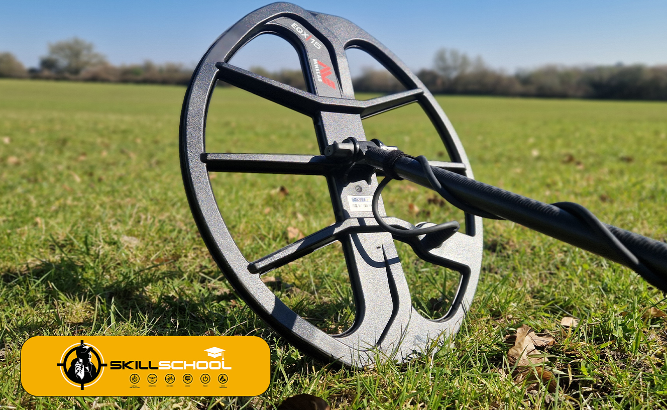 Minelab Equinox EQX15 search coil skill school review