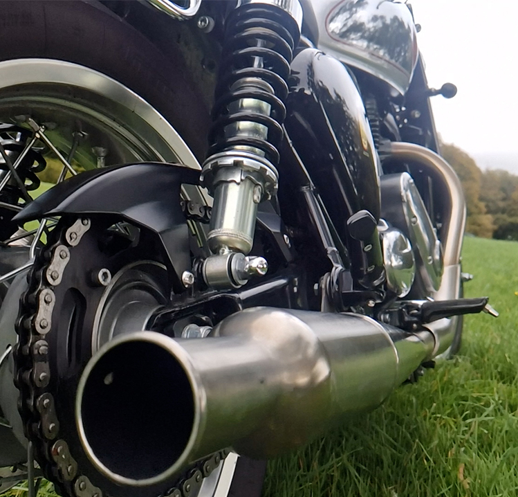BSA GoldStar 650 silencer