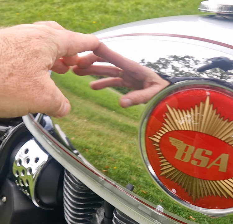 BSA poor tank chrome